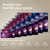 Televizorius Hisense 65E7S PRO 165,1 cm (65 col.) UHD+ QLED Smart TV Wi-Fi Juodas 350 cd/m²