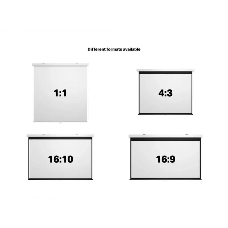 Multibrackets M 16:9 rankomis valdomas projektorinis ekranas 200x112 cm, 90 colių