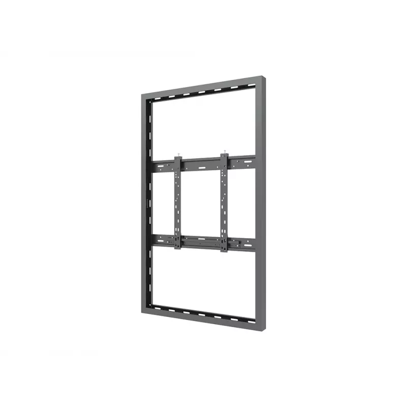 Multibrackets M Pro Series korpusas 55 colių sieninis plonas vidutinis juodas plienas horizontalus/vertikalus