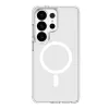 Cellularline Clear Mag - Galaxy S26 Ultra itin tvirtas permatomas dėklas su guminiu kraštu, suderinamas su Qi2 ekosistema ir magnetiniais priedais, apdorotas nuo pageltimo