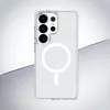 Cellularline Clear Mag - Galaxy S26 Ultra itin tvirtas permatomas dėklas su guminiu kraštu, suderinamas su Qi2 ekosistema ir magnetiniais priedais, apdorotas nuo pageltimo
