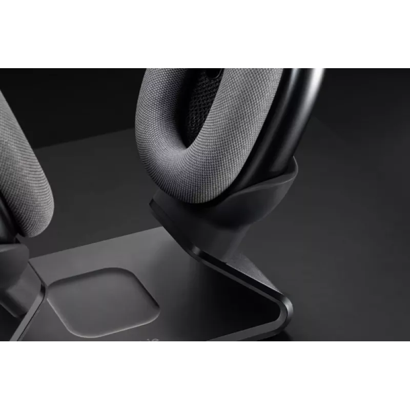 mophie AirPods Max įkrovimo stovas, vidaus naudojimui, USB, belaidis įkrovimas, juoda