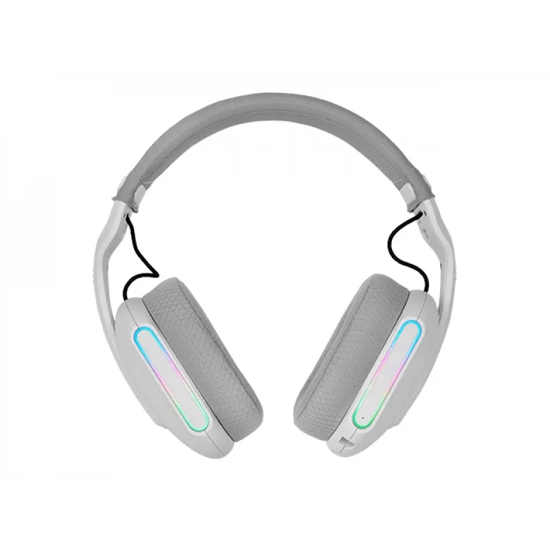 Mars Gaming MHW-PROW ausinės belaidės ir laidinės, USB Type-C, Bluetooth, baltos