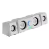Mars Gaming MS22W Kompaktiški žaidimų garsiakalbiai 2.2 RGB Flow Subwoofer + 4 aktyvūs garsiakalbiai DSP garsas 35W Balti