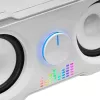 Mars Gaming MS22W Kompaktiški žaidimų garsiakalbiai 2.2 RGB Flow Subwoofer + 4 aktyvūs garsiakalbiai DSP garsas 35W Balti