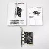 Axagon PCEU-430VL PCI-Express kortelė su 4 USB 3.2 Gen 1 prievadais