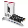 Axagon PCEU-430VL PCI-Express kortelė su 4 USB 3.2 Gen 1 prievadais