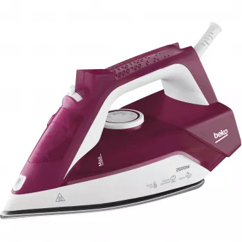 Beko SIM3126R lygintuvas su garais Keraminis padas 2600 W Raudonas