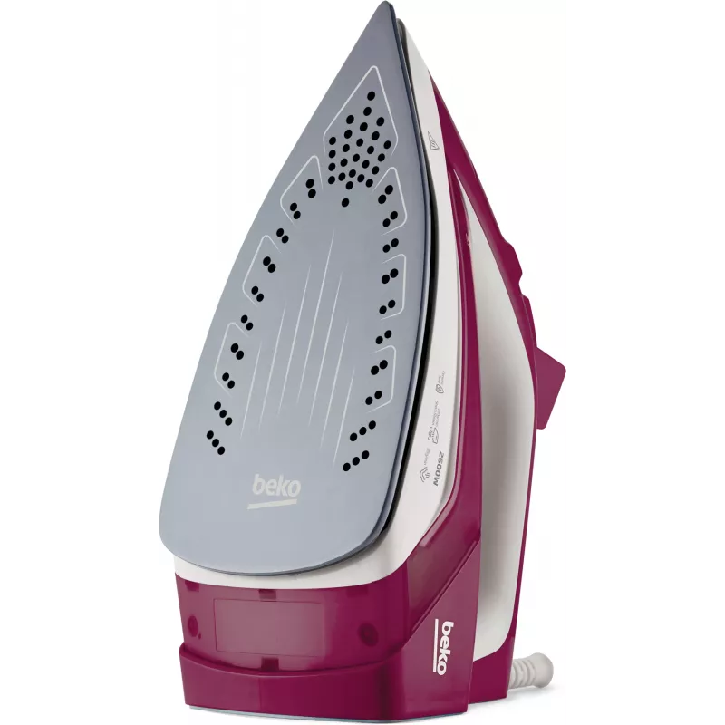 Beko SIM3126R lygintuvas su garais Keraminis padas 2600 W Raudonas