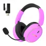 HATOR Phoenix 2 Wireless ausinės žaidimams, belaidės ir laidinės, USB Type-C / USB Type-A, Bluetooth, violetinės