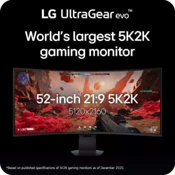 LG 52G930B-B.AEU monitorius kompiuteriui 132.1 cm (52 coliai) 5120 x 2160 pikseliai Juoda