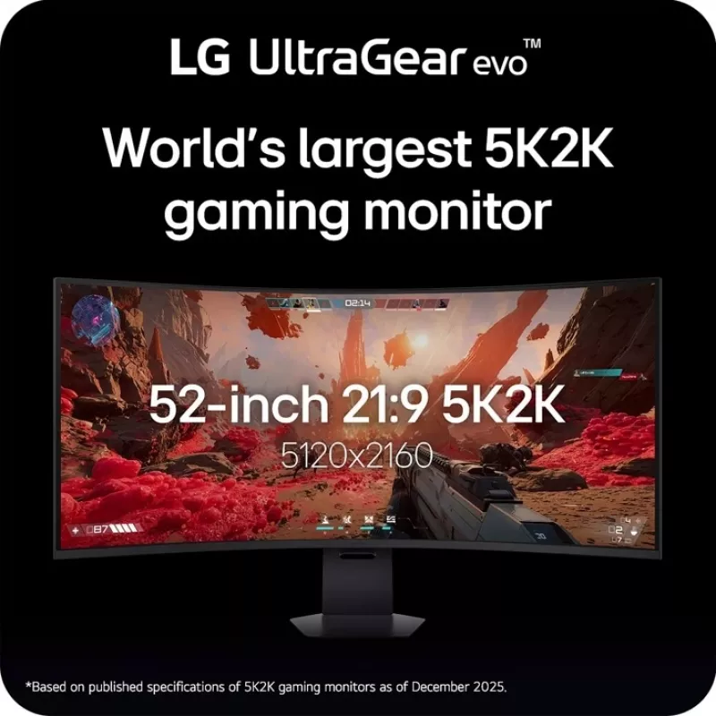 LG 52G930B-B.AEU monitorius kompiuteriui 132.1 cm (52 coliai) 5120 x 2160 pikseliai Juoda
