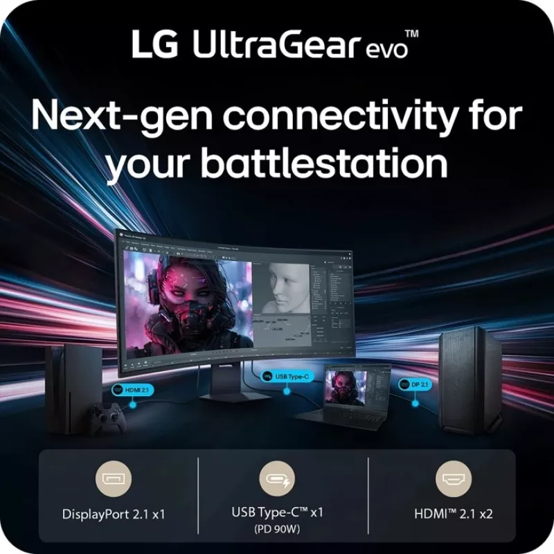 LG 52G930B-B.AEU monitorius kompiuteriui 132.1 cm (52 coliai) 5120 x 2160 pikseliai Juoda