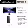 LG 52G930B-B.AEU monitorius kompiuteriui 132.1 cm (52 coliai) 5120 x 2160 pikseliai Juoda