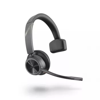Ausinės HP POLY Voyager 4310 UC – belaidės, lankeliu, antausinės, 50 m diapazonas, 122 g, juodos