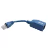 Tinklo adapteris Tripp Lite N034-05N-BL RJ45 M/F Cat6 0,127 m mėlynas