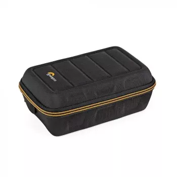Dėklas fotoaparatui Lowepro HARDSIDE CS 60, kietas korpusas, 140×85×227 mm, juoda/oranžinė