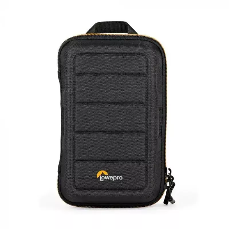 Dėklas fotoaparatui Lowepro HARDSIDE CS 60, kietas korpusas, 140×85×227 mm, juoda/oranžinė