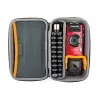 Dėklas fotoaparatui Lowepro HARDSIDE CS 60, kietas korpusas, 140×85×227 mm, juoda/oranžinė