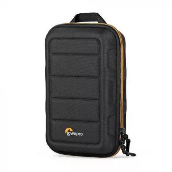 Dėklas fotoaparatui Lowepro HARDSIDE CS 60, kietas korpusas, 140×85×227 mm, juoda/oranžinė