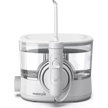 Vandens irigatorius Waterpik WF-11 ION belaidis įkraunamas — baltas, nešiojamas burnos irigatorius