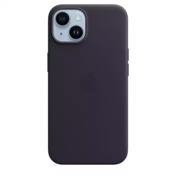 Odinė MagSafe dėklė Apple iPhone 14 — Violetinė, tinka 6,1 colio