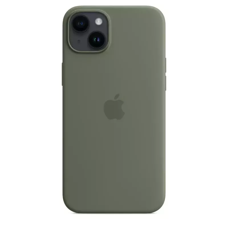 Dėklas Apple iPhone 14 Plus Silikoninis su MagSafe Alyvuoginis