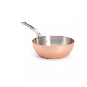 Keptuvė wok de Buyer Copper riveted PRIMA MATERA 20 cm