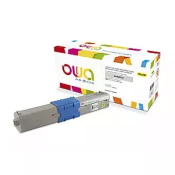 Toner OWA Armor suderinamas su OKI 44469722 5000 puslapių geltonas