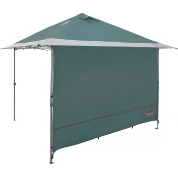 COLEMAN OnePush Shelter M Sunwall – kompaktiška greitai pastatoma saulės pastogė su Sunwall sienele
