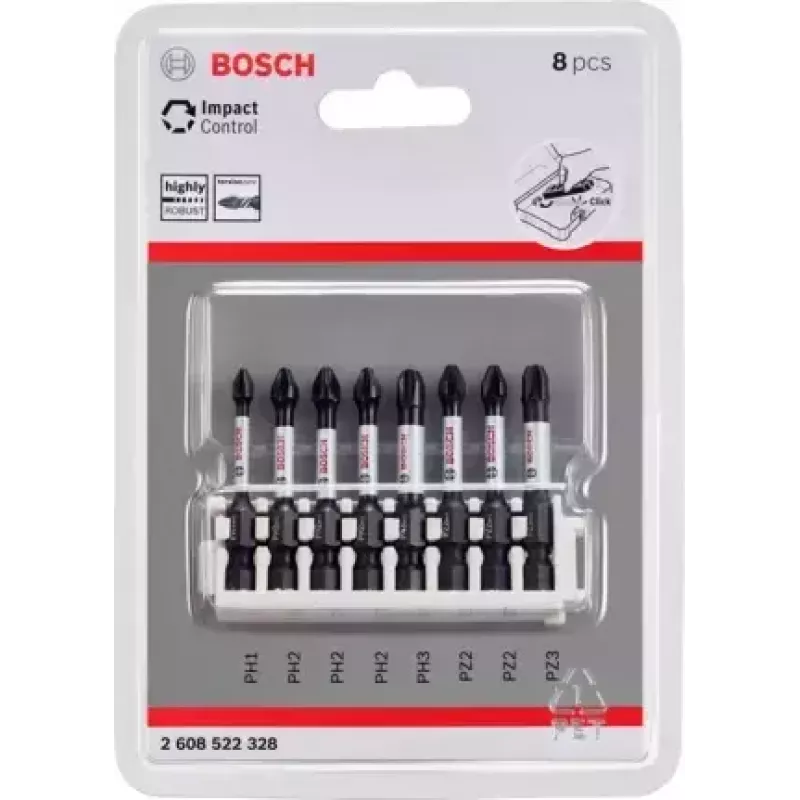 Atsuktuvų antgalių rinkinys Bosch 2 608 522 328