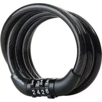 Apsauginis kabelis MASTERLOCK Coiled Cord 8143EURDPRO 120 cm