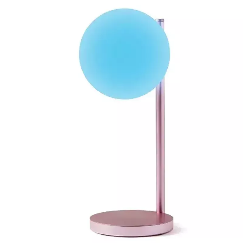 Stalinė LED lempa Lexon Bubble Lamp LH70LP šviesiai rožinė 15W su belaidžiu įkrovikliu