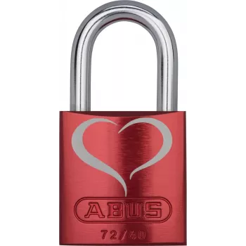 ABUS 72/40 Look 2 SL 6 — pakabinama spyna su nerūdijančio plieno kilpa, 40 mm korpuso plotis
