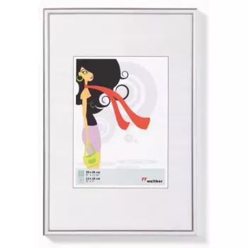 Nuotraukų rėmelis Walther Design New Lifestyle sidabrinis 18x24 cm