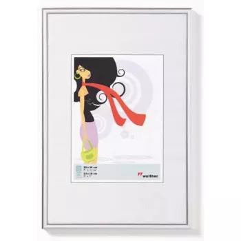 Paveikslėlio rėmelis Walther Design New Lifestyle 30 x 40 sidabrinis
