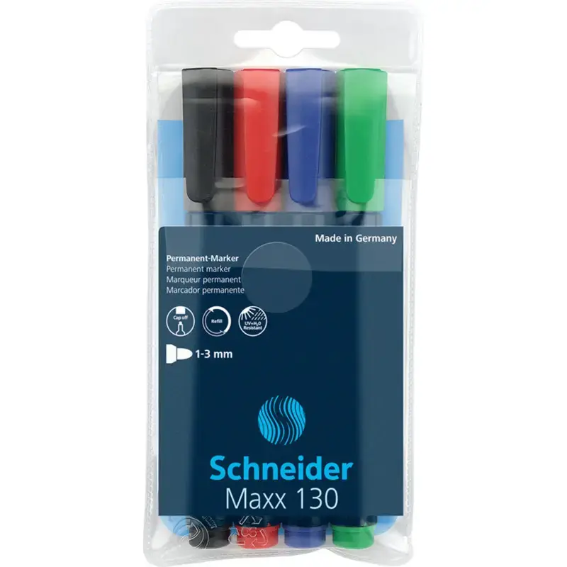 Marker Schneider Schreibgeräte Maxx 130 permanentinis rašalas juoda