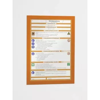 Rėmelis magnetinis Durable DURAFRAME A4 Oranžinis