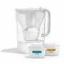 Vandens filtro ąsotis BRITA Style Essential 2,4L permatomas baltas