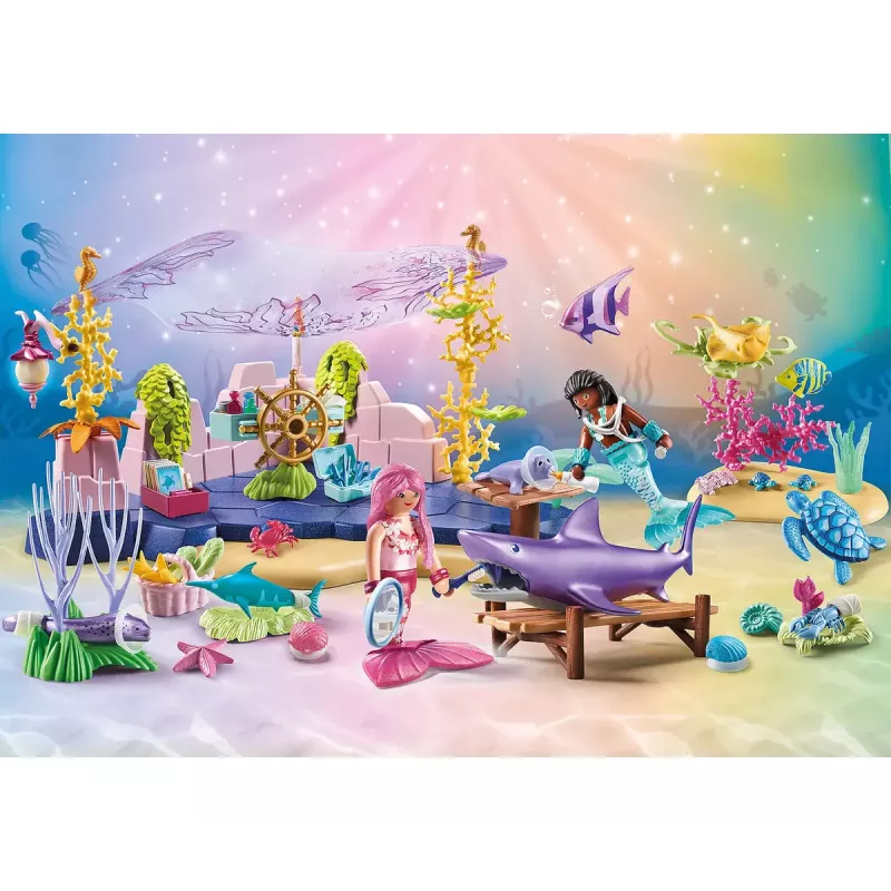 PLAYMOBIL Princess 71499 Undinės rūpinasi jūros gyvūnais – veiksmo nuotykių rinkinys