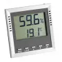 Vidaus elektroninis higrometras TFA-Dostmann 30.5010 skaitmeninis ekranas, pilka sidabrinė