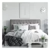Kvarcinis laikrodis TFA-Dostmann 60.3017 Circle Grey White sieninis / stalinis