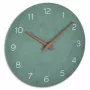 Kvarcinis laikrodis TFA-Dostmann 60.3054.04 Circle Green sieninis/stalinis