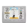 TFA-Dostmann Meteo Jack Silver belaidė orų stotis – termometras, higrometras, barometras