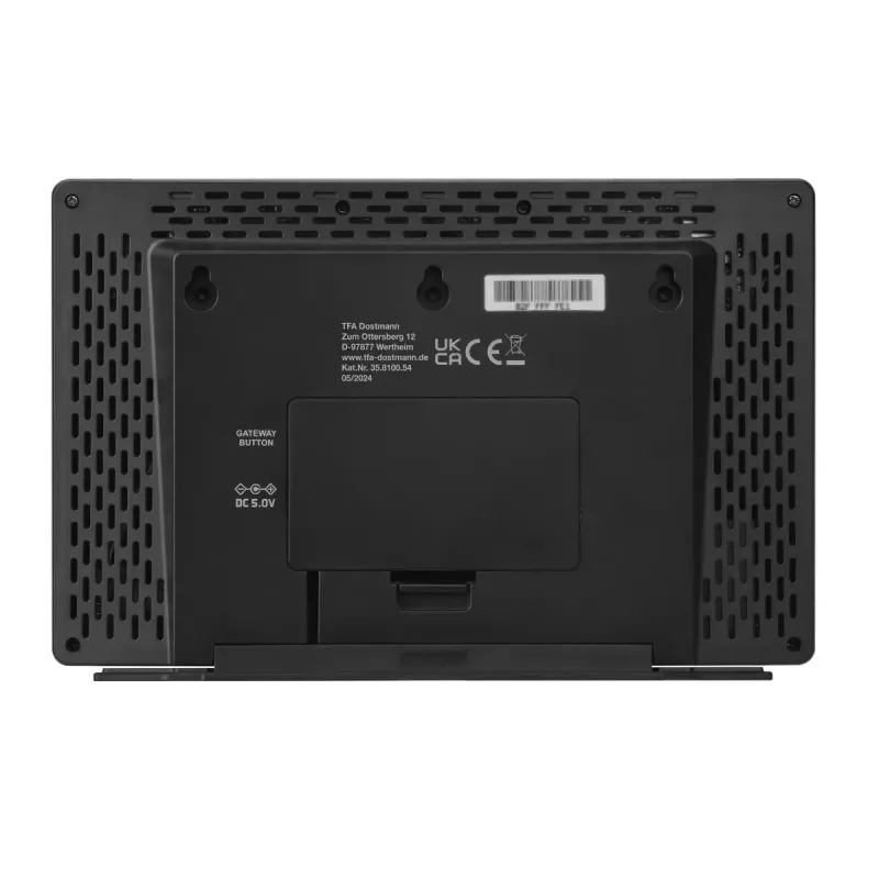 TFA-Dostmann TFA.me Silver LCD belaidė Wi-Fi anemometro, higrometro, termometro stotelė