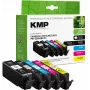 KMP rašalo kasečių rinkinys, suderinamas su Canon PGI-550/CLI-551 XL – kelių kasečių komplektas