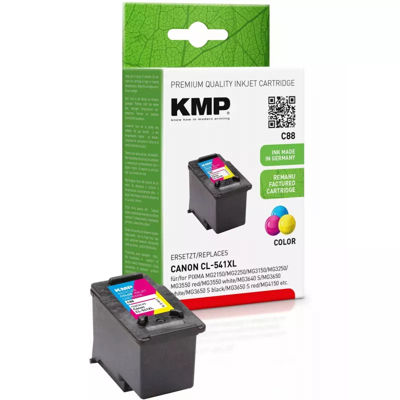 Kasečių kasetė KMP Canon CL-541XL spalvota