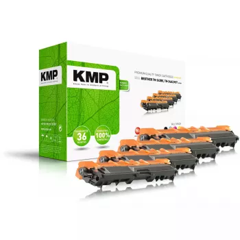 Tonerių rinkinys KMP Brother TN-242BK/C/M/Y Multipack 2400 puslapių Juoda/Cian/Magenta/Geltona