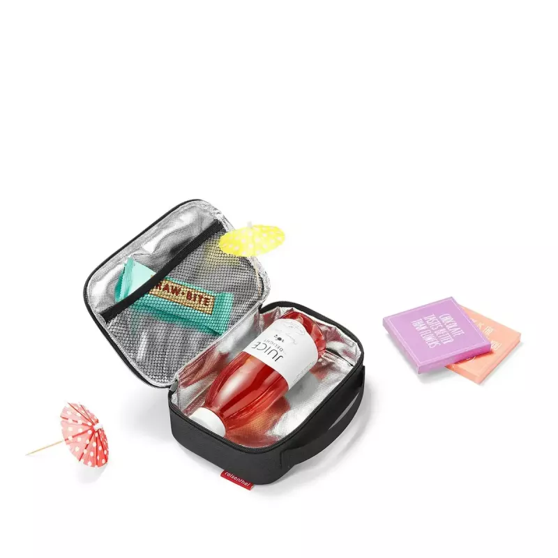 Termoindėklas Reisenthel Thermocase Dots 1,5 L juodas aliuminis poliesteris