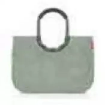 Dėžinis krepšys Reisenthel loopshopper L – 25 L, 460×250 mm, žalias, aliumininis rėmas